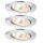 3x Paulmann Einbauleuchten inkl. Trafo Das schwenkbar Alu gebürstet 13W = 130W licht warmweiß 2700 Kelvin 24° Abstrahlwinkel