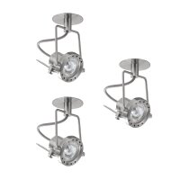 3er Set Paulmann Quality Einbauleuchten Techno...