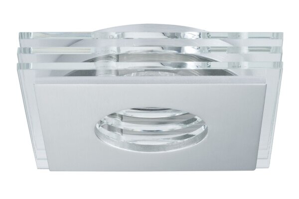 Paulmann CombiSystems Deco Einbauleuchten Layer max.50W Alu gebürstet/Glas