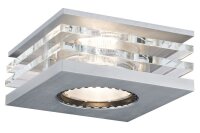 Paulmann CombiSystems Deco Einbauleuchten Layer max.50W Alu gebürstet/Glas