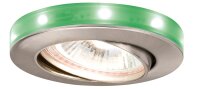Paulmann Star Einbauleuchten Set schwenkbar mit LED Sternenring RGB 3x20W 230/12V GU5,3 2W Eisen geb