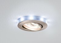 Paulmann Star Einbauleuchten Set schwenkbar mit LED Sternenring RGB 3x20W 230/12V GU5,3 2W Eisen geb