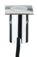 Paulmann Special MiniPlus Boden Einbauleuchten eckig IP67 Basis. 4x0,7W 2700K 12VA 43x43mm Edelstahl