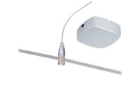 Paulmann WS HighWire Mono/Duo Stromeinspeisung max.1000/3000W Chrom matt 230V Kunstst