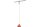 Paulmann Phantom Pendel Sarrasani 1x50W GZ10 Chrom matt / Orange transparent