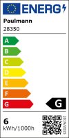 Paulmann LED Premium Glühlampe 6W E27 230V 2700K...