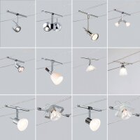 Paulmann Wire Systems DC Spot QuadLED 1x4W Chrom matt 12V...