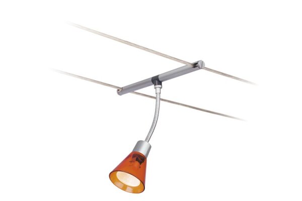Paulmann Wire Systems DC Spot DaisyLED 1x4W Chrom matt 12V DC Kunststoff