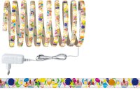 Paulmann Function DECO Stripe Set 3m Party Warmweiß 7,2W 230/12V DC 8,4VA Metall Kunststoff
