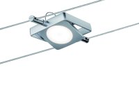 Paulmann Wire Systems DC Spot MacLED 1x4W Chrom matt 12V DC Kunststoff