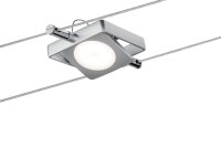 Paulmann Wire Systems DC Spot MacLED 1x4W Chrom matt 12V DC Kunststoff