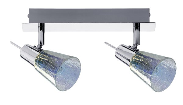 Paulmann Spotlight Omikron Balken 2x42W G9 230V Chrom Metall/Glas