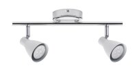 Paulmann Spotlight 2Simple LED 2x3,5W GU10 230V Weiß/Chrom Metall