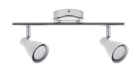 Paulmann Spotlight 2Simple LED 2x3,5W GU10 230V Weiß/Chrom Metall