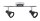 Paulmann Deckenlampe Spotlight 2Simple LED 2 x 3,5W GU10 230V Schwarz Silber