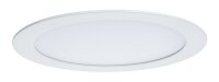 6 x Paulmann Einbauleuchten Einbaupanel Leuchte Weiß Neutralweiß rund 6,5W Verbrauch 500Lm = 50W Licht Einbauöffnung 170 mm