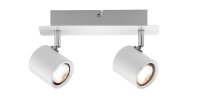 Paulmann Spotlight Plain LED 2x3,4W Weiß/Chrom 230V...
