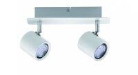 Paulmann Spotlight Plain LED 2x3,4W Weiß/Chrom 230V Metall