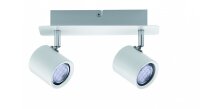 Paulmann Spotlight Plain LED 2x3,4W Weiß/Chrom 230V Metall