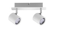 Paulmann Spotlight Plain LED 2x3,4W Weiß/Chrom 230V Metall