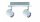 Paulmann Spotlight Plain LED 2x3,4W Weiß/Chrom 230V Metall