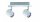 Paulmann Spotlight Plain LED 2x3,4W Weiß/Chrom 230V Metall