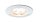 Paulmann Premium Einbauleuchten Set Coin klar rund starr LED 3x6,8W 2700K 230V 51mm Weiß matt/Alu Zink
