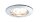 Paulmann Premium Einbauleuchten Set Coin klar rund starr LED 3x6,8W 2700K 230V 51mm Chrom/Alu Zink