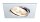 Paulmann Premium Einbauleuchten Set Coin klar eckig schwenkbar LED 3x6,8W 2700K 230V 51mm Chrom