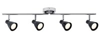 Paulmann Spotlight 2Simple LED 4x3,5W GU10 230V Schwarz...