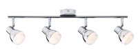 4x 4,6W  LED  Paulmann Deckenlampe Deckenleuchte Silber...
