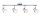 4x 4,6W  LED  Paulmann Deckenlampe Deckenleuchte Silber entspricht 4x 30W Licht