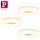 Paulmann Premium Einbauleuchten Set Bagel rund LED 3x5,5W 18VA 230V/350mA 110mm Satin/Alu Acryl/Alu
