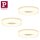 Paulmann Premium Einbauleuchten Set Bagel rund LED 3x5,5W 18VA 230V/350mA 110mm Satin/Alu Acryl/Alu