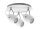 Paulmann Spotlight Drop IP44 Rondell 3x3,5W GU10 Weiß/Chrom 230V Metall