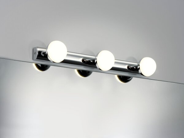 Paulmann WallCeiling Proxima IP44 LED 3x3,5W Chrom/Weiß 230V Metall/Kunststoff