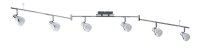 Paulmann LED Deckenlampe Deckenleuchten 6x 4,6W Silber...