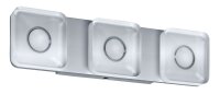 Paulmann WallCeiling eckig Tucana IP44 LED 13,5W Alu eloxiert/Klar 230V Metall/Acryl