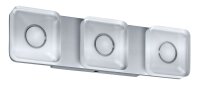 Paulmann WallCeiling eckig Tucana IP44 LED 13,5W Alu eloxiert/Klar 230V Metall/Acryl