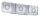 Paulmann WallCeiling eckig Tucana IP44 LED 13,5W Alu eloxiert/Klar 230V Metall/Acryl