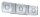 Paulmann WallCeiling eckig Tucana IP44 LED 13,5W Alu eloxiert/Klar 230V Metall/Acryl