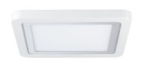 Paulmann Prem Einbauleuchten Set Panel Line IP44 eckig LED 1x11,5W 2700K 230V 210mm Weiß matt/Alu