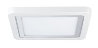 Paulmann Prem Einbauleuchten Set Panel Line IP44 eckig LED 1x11,5W 2700K 230V 210mm Weiß matt/Alu