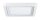 Paulmann Prem Einbauleuchten Set Panel Line IP44 eckig LED 1x11,5W 2700K 230V 210mm Weiß matt/Alu
