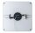 Paulmann Prem Einbauleuchten Set Panel Line IP44 eckig LED 1x11,5W 2700K 230V 210mm Weiß matt/Alu
