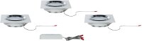 Paulmann Premium Einbauleuchten Set Dice eckig LED 3x8W...