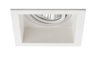 2x 9,5W LEDEinbauleuchten eckig schwenkbar 2700K warmweiß 2 x 740lm Öffnung 140x140 mm