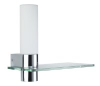 Paulmann WallCeiling Asterion IP44 Glasab. LED 4,5W 425mm Chrom/Opal 230V Metall/Glas