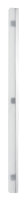 Paulmann WallCeiling Zeta Spiegelklemmleuchte IP44 LED 5,5W 600mm Chrom/Weiss 8,4VA 230/12V Metall/Acryl