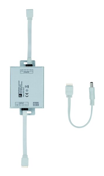Paulmann Function MaxLED Dimm/Switch Verstärker max. 144W 24V DC Alu matt Metall